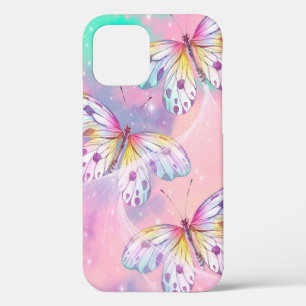 Pretty Butterfly Design with Mixed Pastels iPhone 12 Pro Case