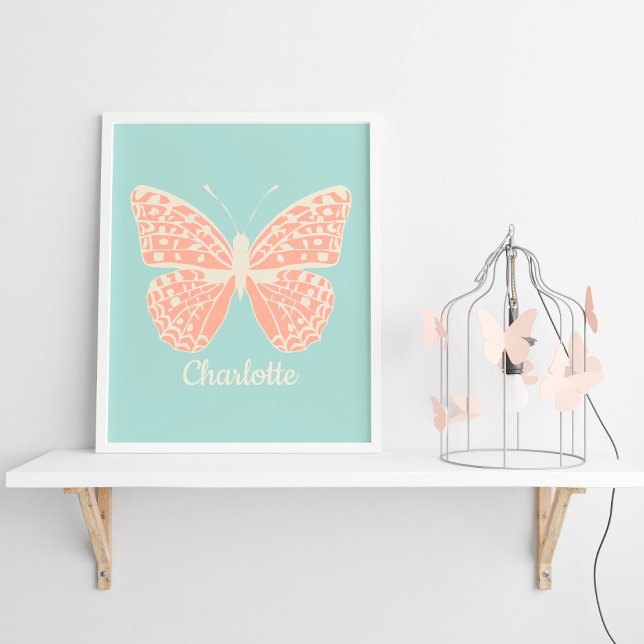 Pretty Butterfly Girl's Bedroom Poster (Creator Uploaded)