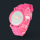 Pretty Butterfly Girl's Watch<br><div class="desc">Sweet personalised butterfly design.</div>
