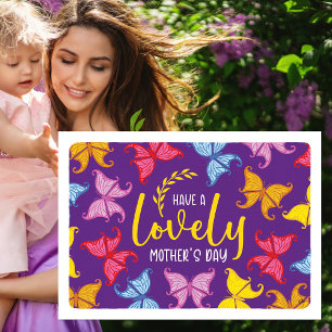 Pretty Butterfly Mother's Day Card