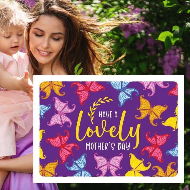 Pretty Butterfly Mother's Day Card (Creator Uploaded)