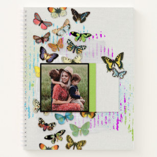 Pretty Butterfly Photo Notebook
