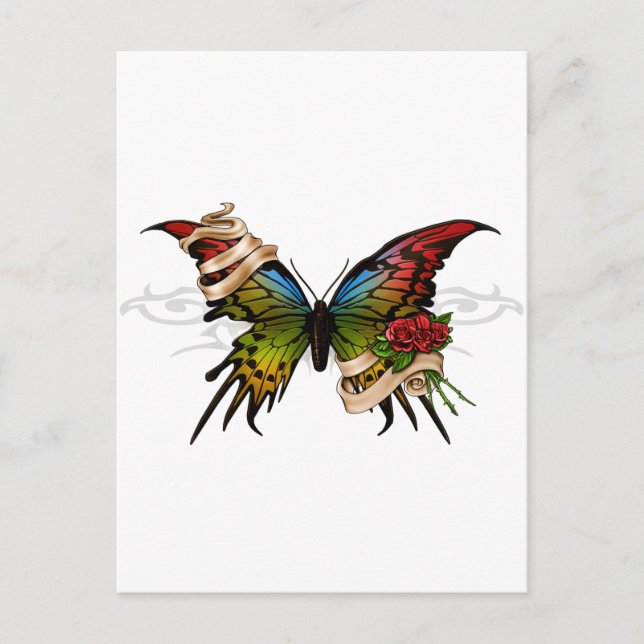 Pretty Butterfly Postcard (Front)