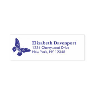 Pretty Butterfly Silhouette Self-inking Stamp