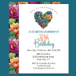 Pretty Cactus Heart 30th Birthday Invitation<br><div class="desc">Celebrate the big 3-0 with this Pretty Cactus Heart 30th Birthday Invitation. Featuring charming cactus illustrations arranged in a heart shape, this invitation combines trendy boho desert vibes with modern elegance. Soft colors and clean typography make it perfect for a stylish and fun milestone celebration. Fully customizable for your party...</div>