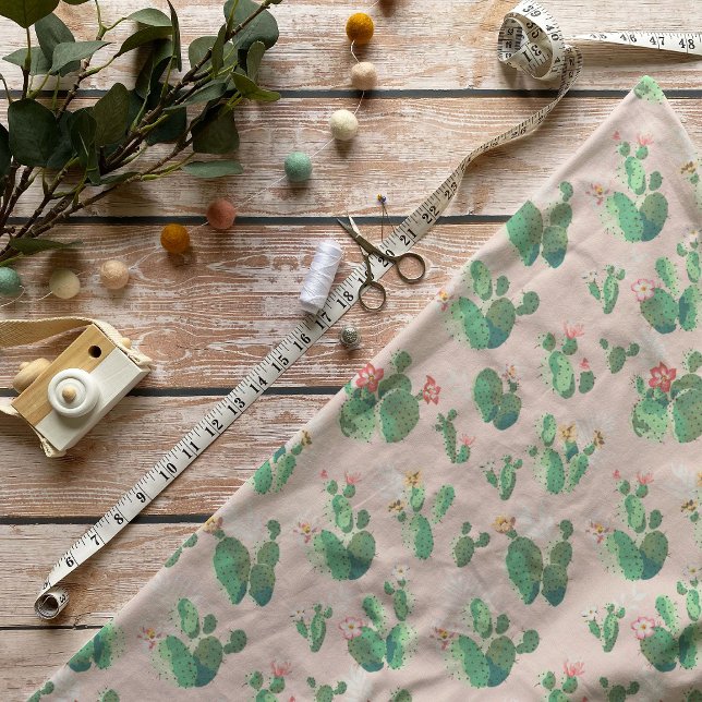 Pretty Cactus Print Fabric (Creator Uploaded)