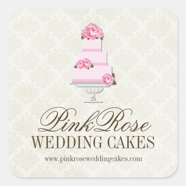 Pretty Cake Designer Stickers (Front)