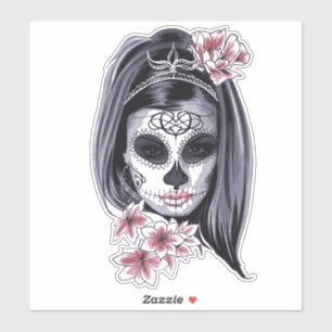 Pretty Carnival mask woman skull Thunder_Cove
