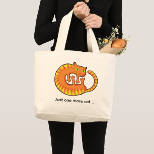 Pretty Cat, cat, kitten Large Tote Bag