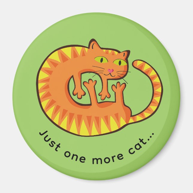 Pretty Cat, cat, kitten Magnet (Front)