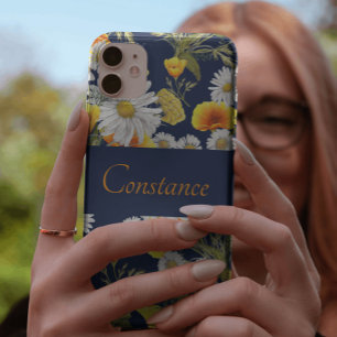 Pretty Chamomile & Poppies Pattern Personalised  iPhone 11 Pro Case