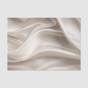 Pretty Champagne Gold Romantic Faux Satin Wedding Tissue Paper