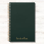 Pretty Charcoal  & Gold Script Monogram Planner<br><div class="desc">This is a modern,  minimalist planner featuring a pretty charcoal and gold script calligraphy monogram. Its simple,  minimalist design is ideal for planning your life,  special occasions,  projects,  and studies.</div>
