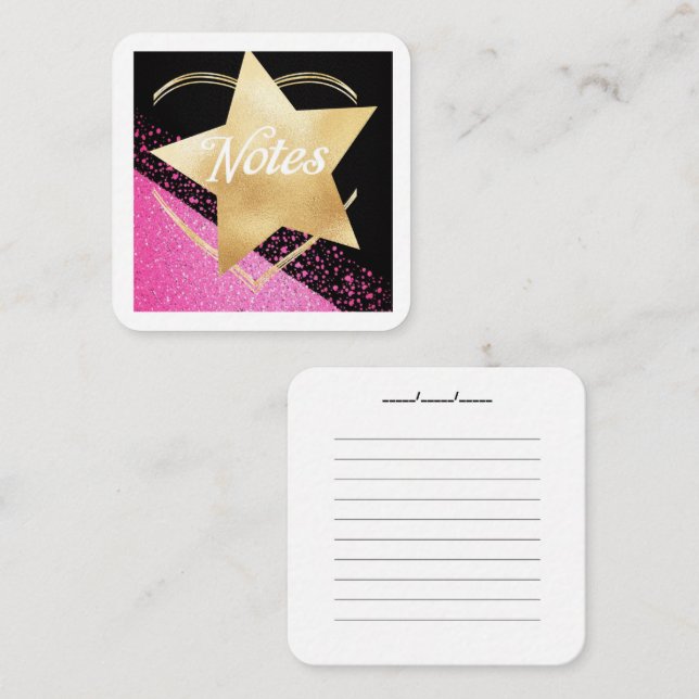 PRETTY CHIC Notecard (Front/Back)