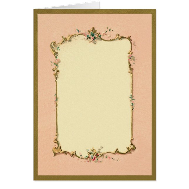 Pretty Chic Vintage French Blank Page Border (Front)