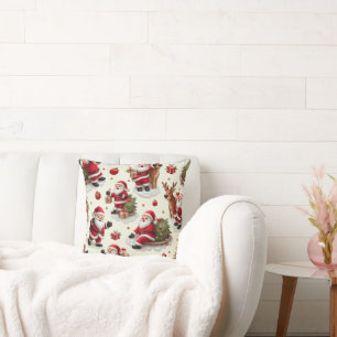 pretty christmas cushion