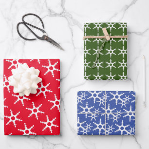 Pretty Christmas Design Wrapping Paper Sheet