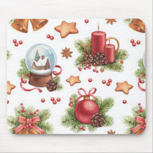 Pretty Christmas Mouse Pad