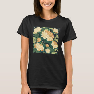 Pretty Chrysanthemum Flower Illustration Unique Wo T-Shirt