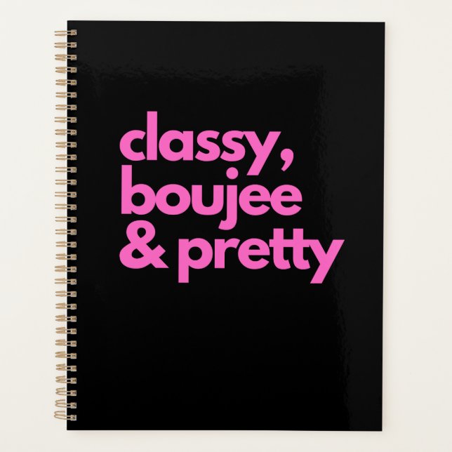 Pretty , Classy ,and sassy planner (Front)