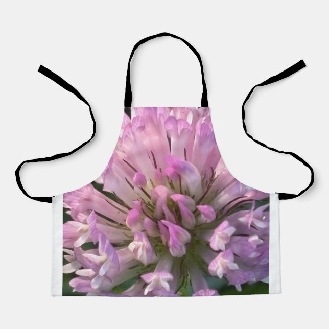 Pretty Clover Flower  Apron (Front)
