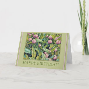 Pretty Clover's - Happiest Birthday Card