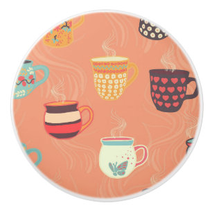 Pretty Coffee Mugs Ceramic Knob