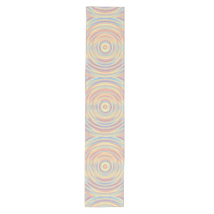 Pretty coloured target pattern + your ideas medium table runner