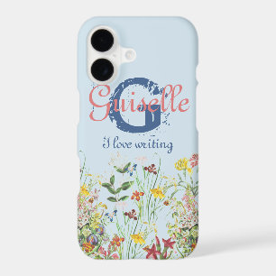 Pretty & Colourful Floral Botanical Herbal Monogra