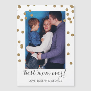 Pretty Confetti Mothers Day Photo Card