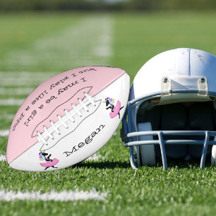 Pretty Cool Black Unicorn Ballerina Dance Football American Football