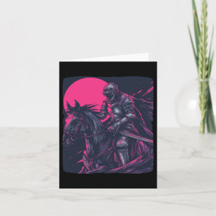 Pretty Cool Knight Horse Outfit For Mediaeval Boys Card