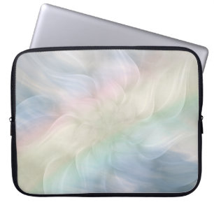 Pretty Cool Pastel Rainbow Mandala design Laptop Sleeve