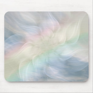 Pretty Cool Pastel Rainbow Mandala design Mouse Mat