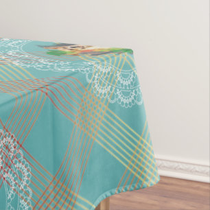 Pretty Corgi.  Tablecloth