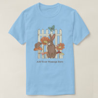 Pretty Cottagecore Rabbit Mushrooms Personalised