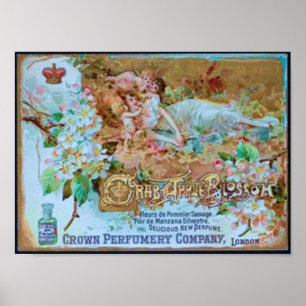Pretty Crab Apple Perfume Ad Poster