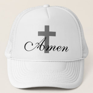 pretty CROSS + AMEN   Trucker Hat