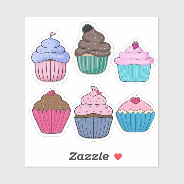 Pretty Cupcakes (Sheet)