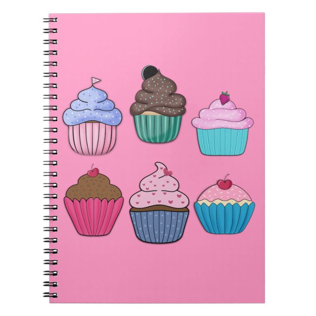 Pretty Cupcakes Notebook (Front)