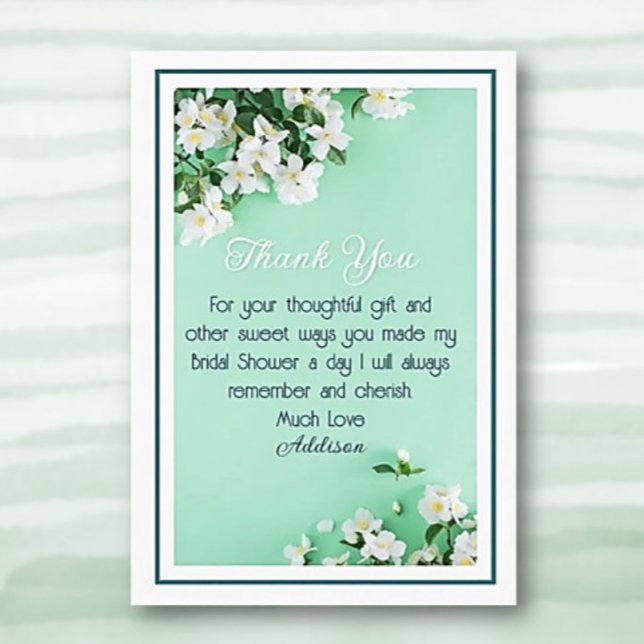 Pretty Custom Bridal Shower Thank you (Creator Uploaded)