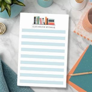 Pretty Custom Name Book Lover Post-it Notes