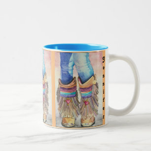 Pretty Custom Southwest Style Boots Coffee Mug
