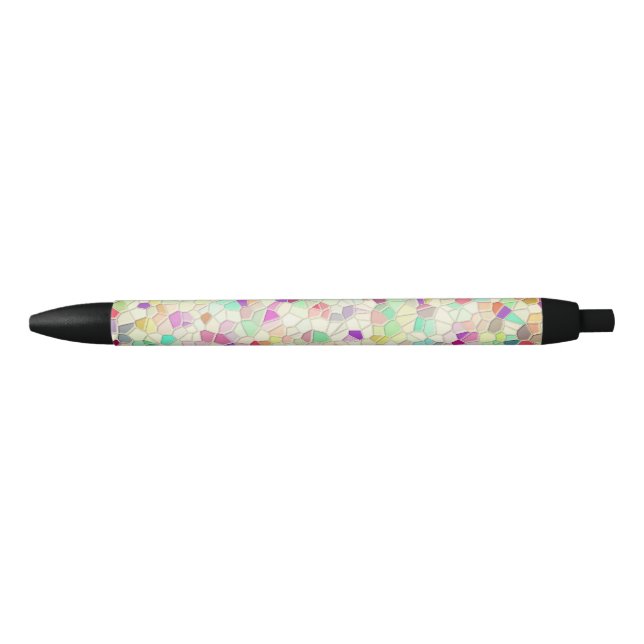 Pretty Cut Glass 2 Black Ink Pen (Front)