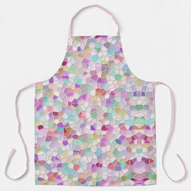 Pretty Cut Glass  Apron (Front)