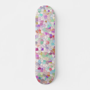 Pretty Cut Glass Skateboard