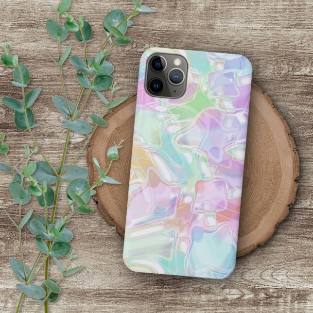 Pretty Cute Colourful Funky Swirls Art Pattern iPhone Case (Creator Uploaded)
