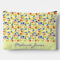 Pretty Cute Floral Pastel Yellow Personalised