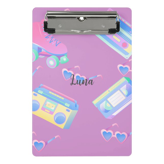 Pretty Cute Fun 90’s Inspired Clipboard (Front)