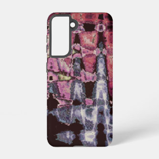 Pretty Cute Purple Ash Grey and Black Watercolors Samsung Galaxy Case